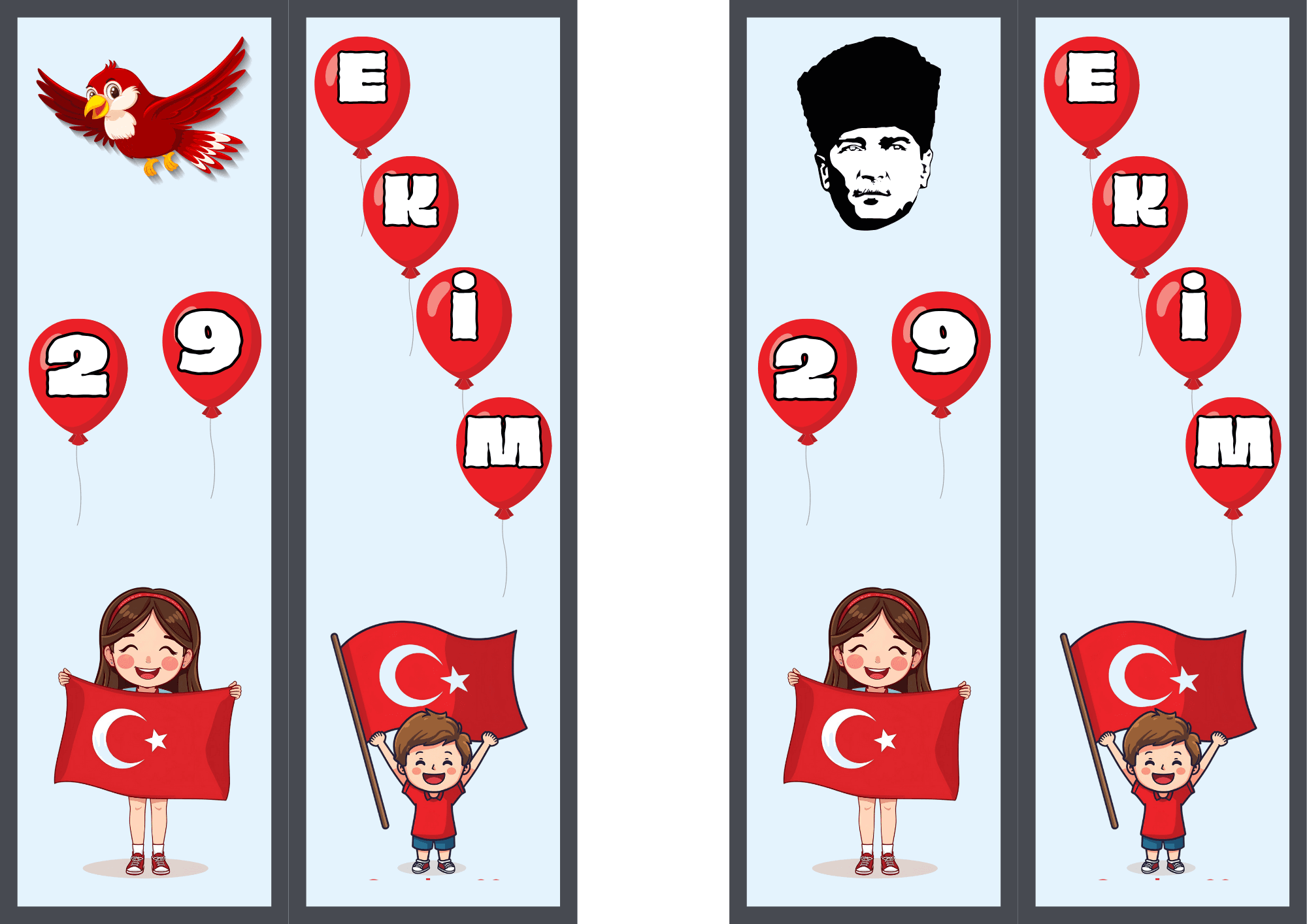 CUMHURİYET BAYRAMI CAM – PANO SÜS