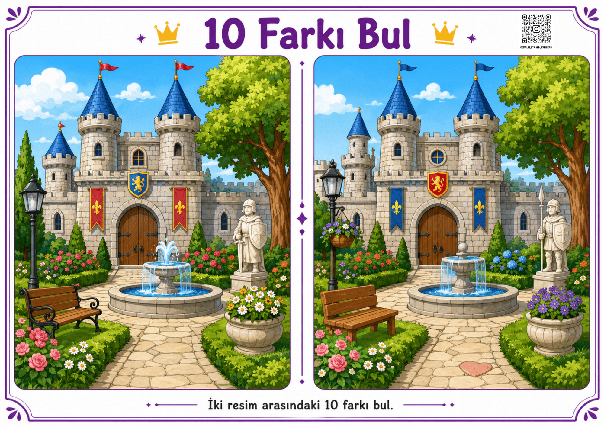 10 FARKI BUL – RENKLİ – 2