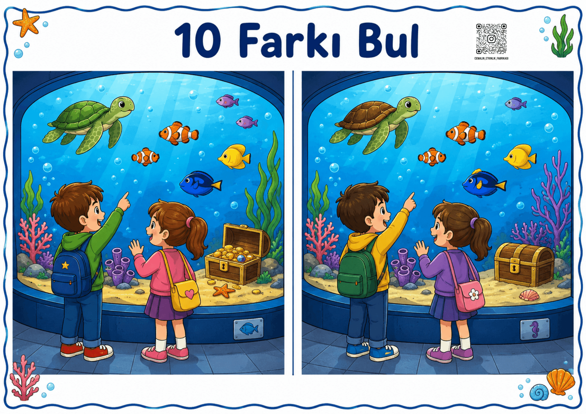 10 FARKI BUL – RENKLİ – 4