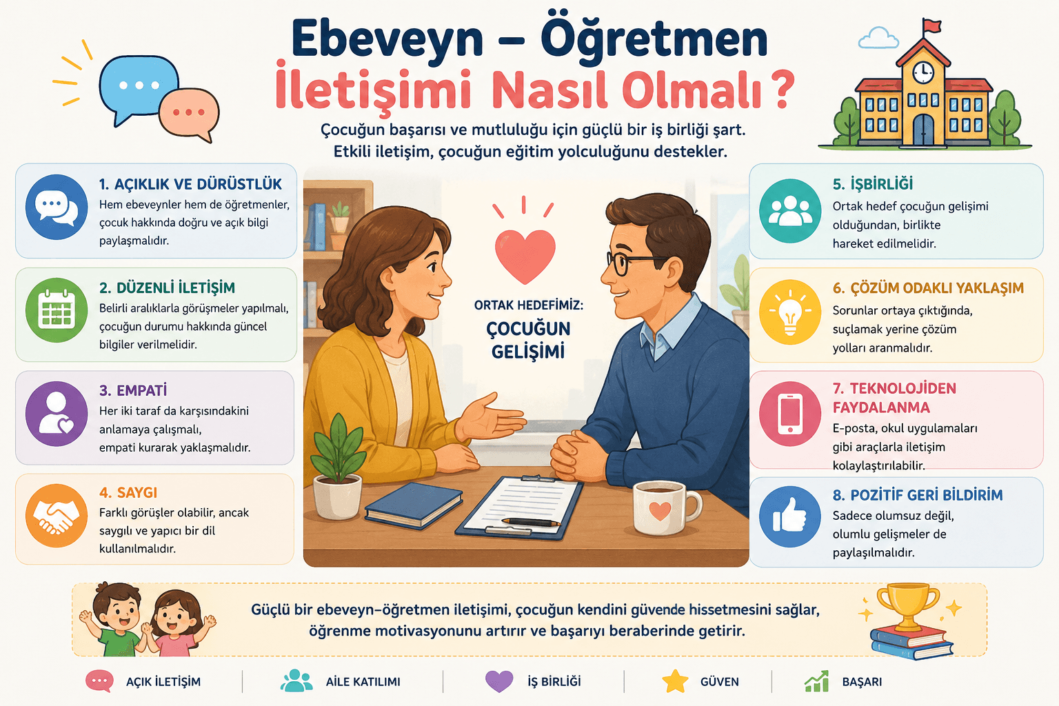 Ebeveyn – Öğretmen İletişimi Nasıl Olmalı ?