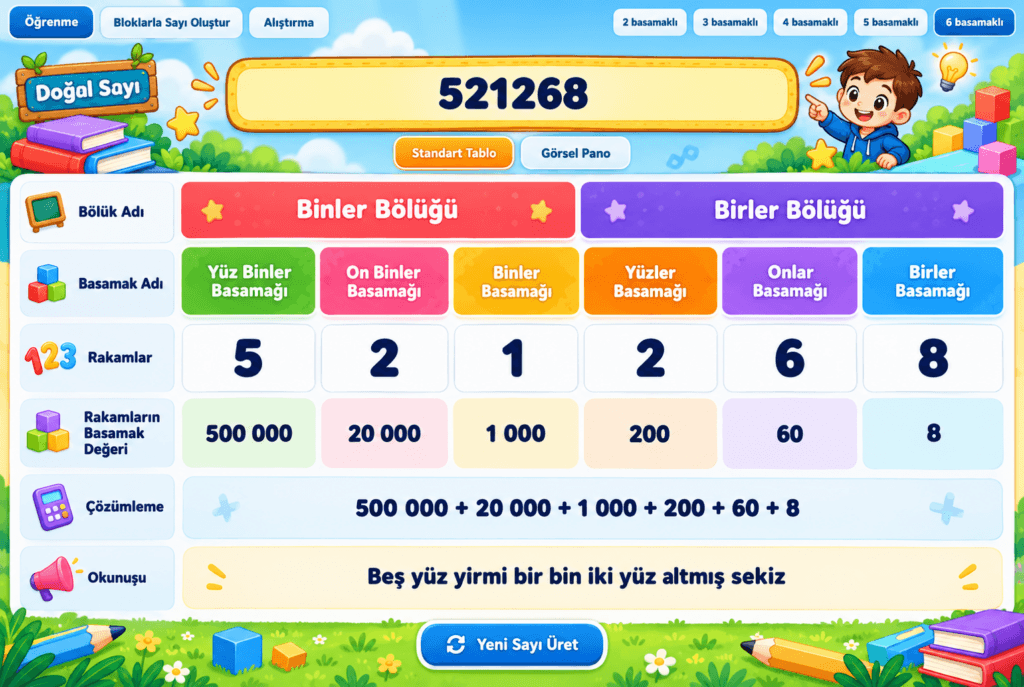 Sayıları Modelleme ve Çözümleme