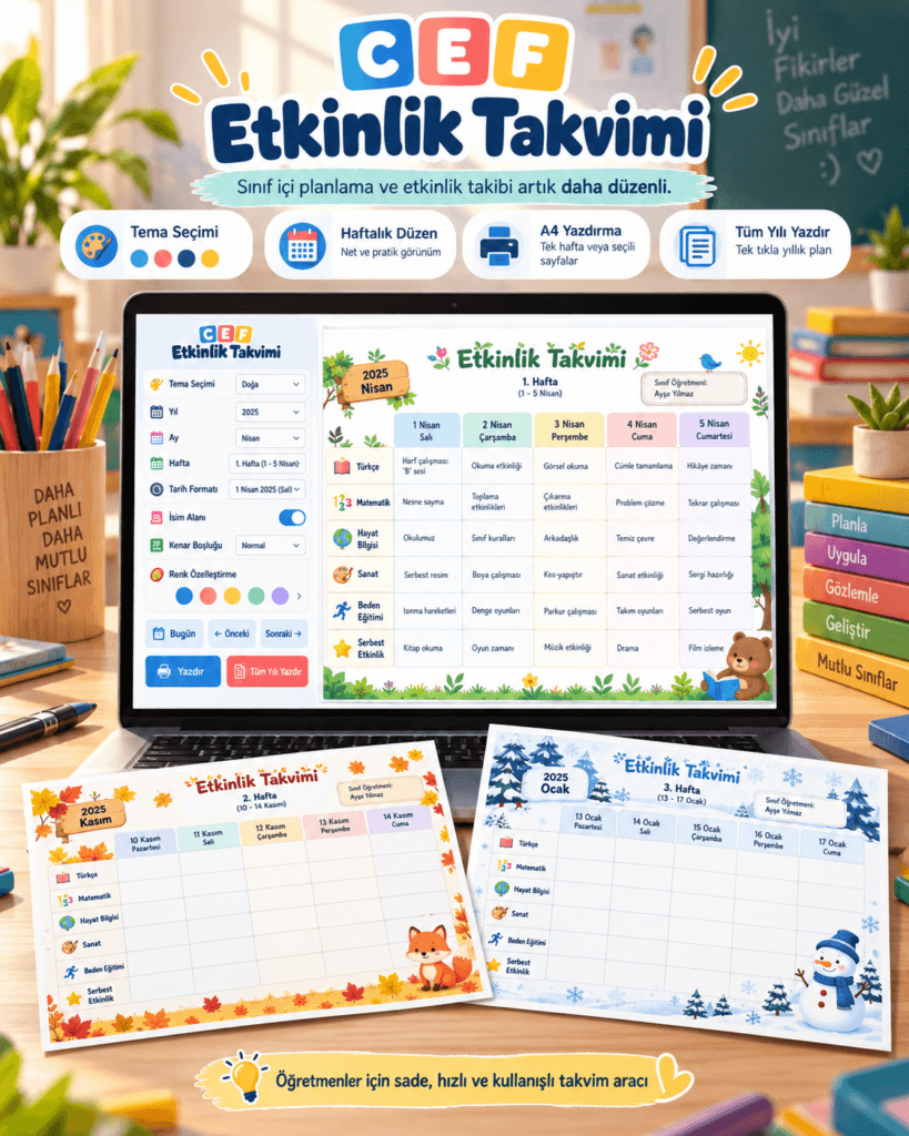 CEF Etkinlik Takvimi
